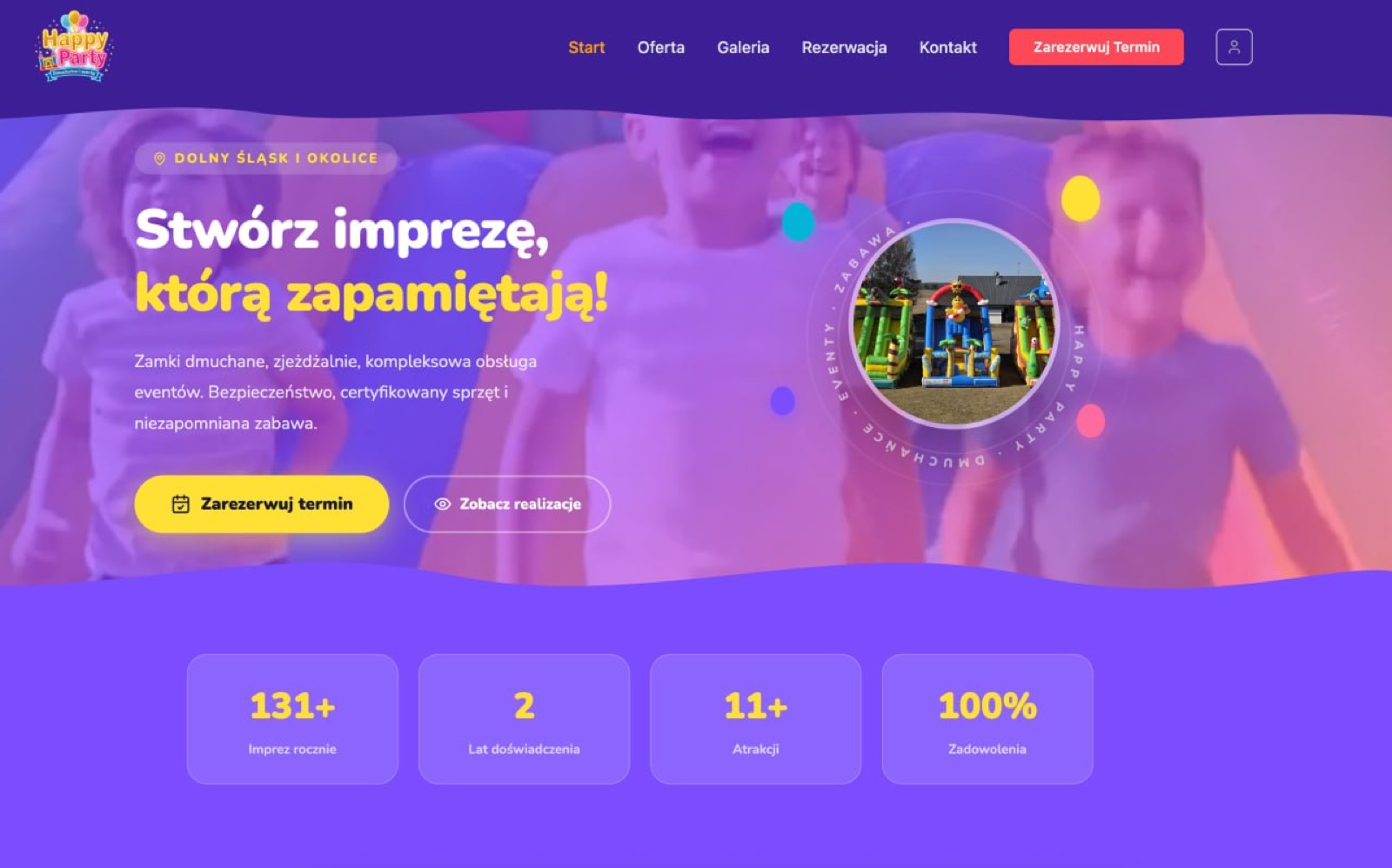 Happy Party - dmuchańce i eventy na Dolnym Śląsku